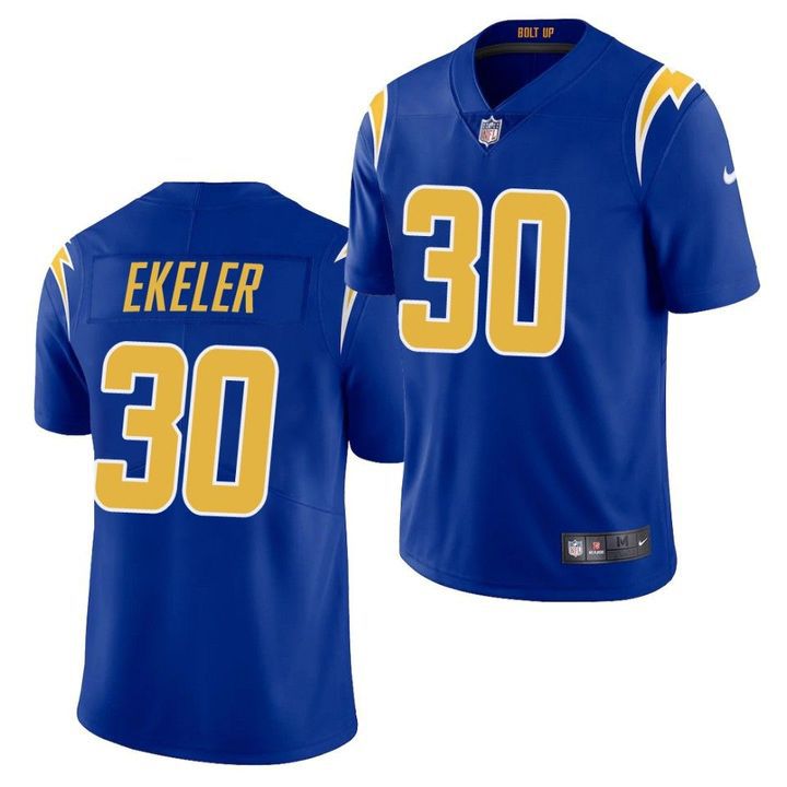 Men Los Angeles Chargers #30 Austin Ekeler Nike Royal Limited NFL Jersey->los angeles chargers->NFL Jersey